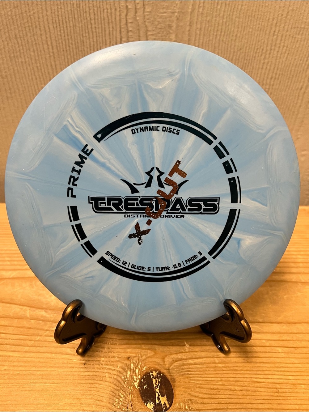 Dynamic Discs Trespass Prime Distance Driver - Light Blue X-OUT 174g